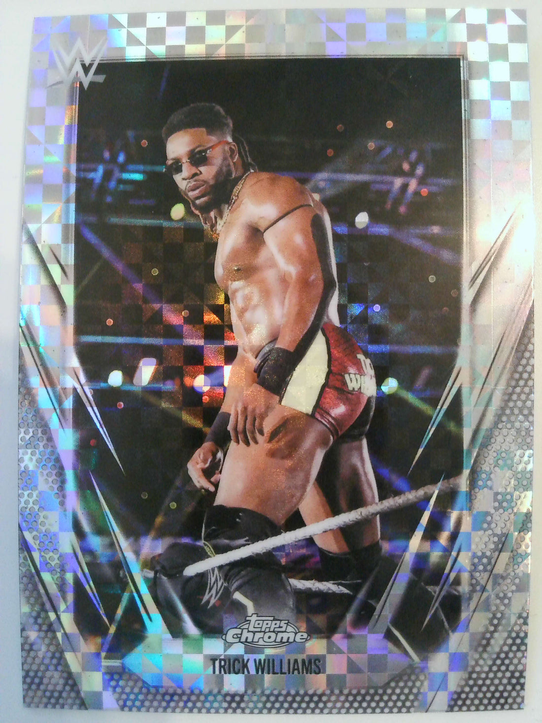 2026 Topps Chrome WWE Wrestling X-Fractor Trick Williams #52
