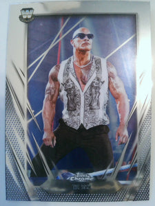 2026 Topps Chrome WWE Wrestling The Rock #1