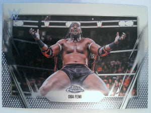 2026 Topps Chrome WWE Wrestling Oba Femi #120