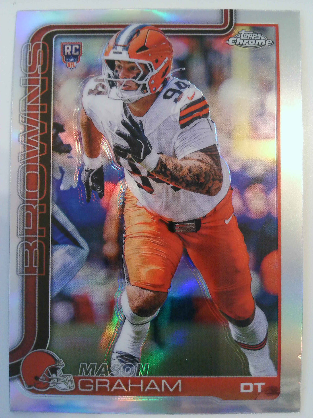 2025 Topps Chrome Football Refractor Mason Graham #302 Rookie