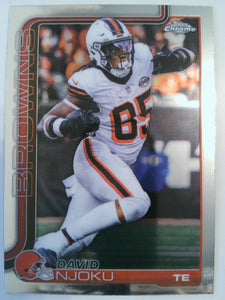 2025 Topps Chrome Football David Njoku #69