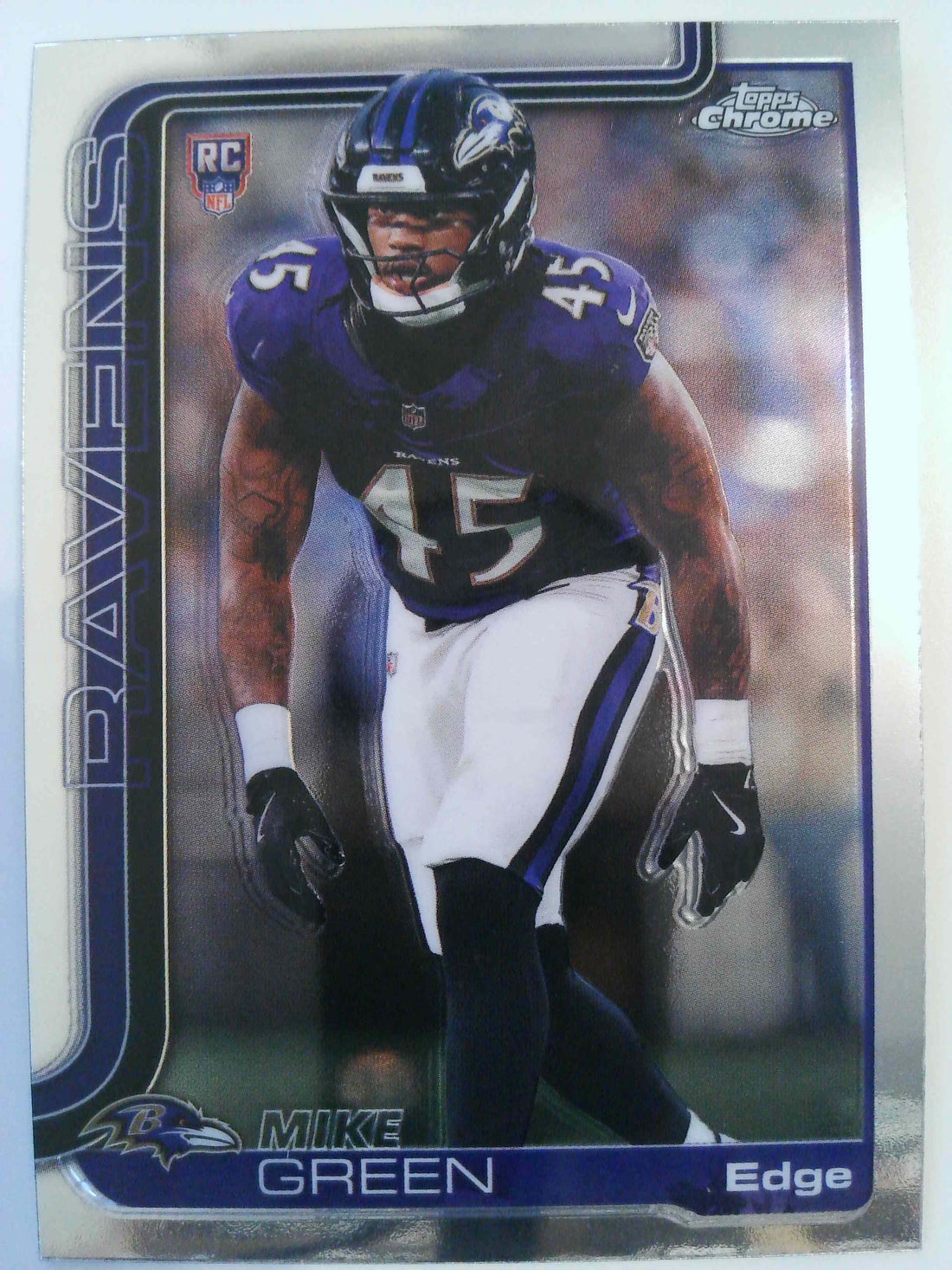 2025 Topps Chrome Football Mike Green #376 Rookie