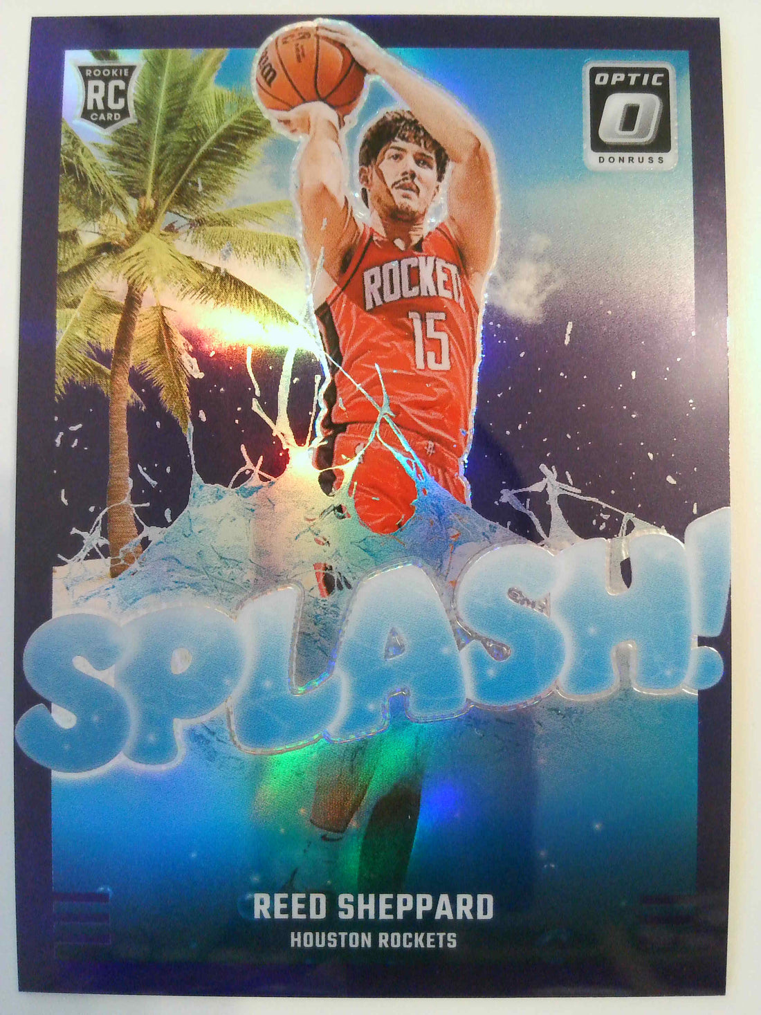 2024-25 Donruss Optic Basketball Splash! Purple Reed Sheppard #13