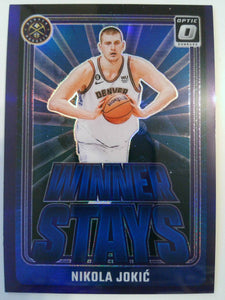 2024-25 Donruss Optic Basketball Winner Stays Purple Nikola Jokic #6