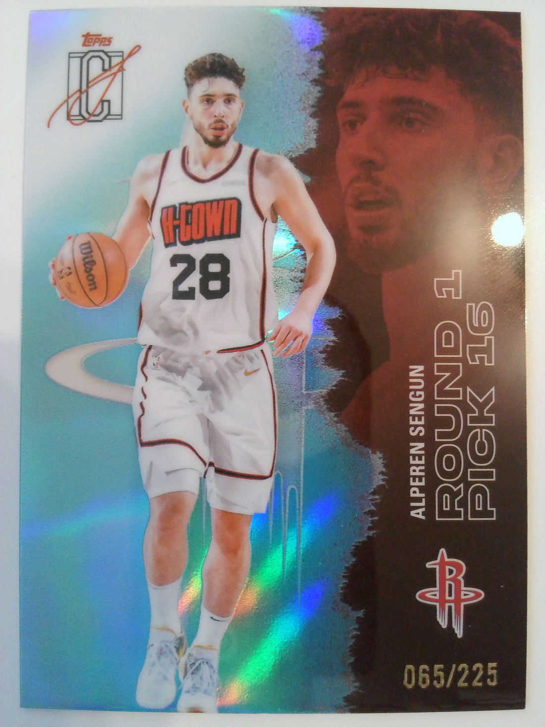 2025-26 Topps Signature Class Chrome Teal Refractors 065/225 Alperen Sengun #93