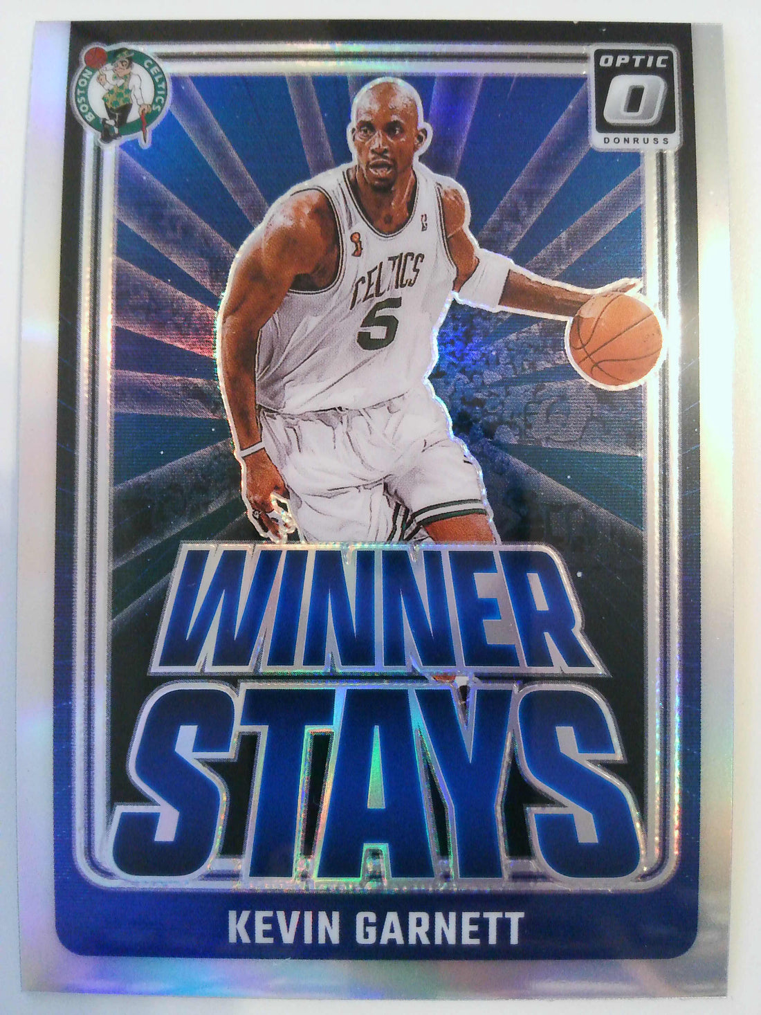 2024-25 Donruss Optic Basketball Winner Stays Holo Kevin Garnett #17