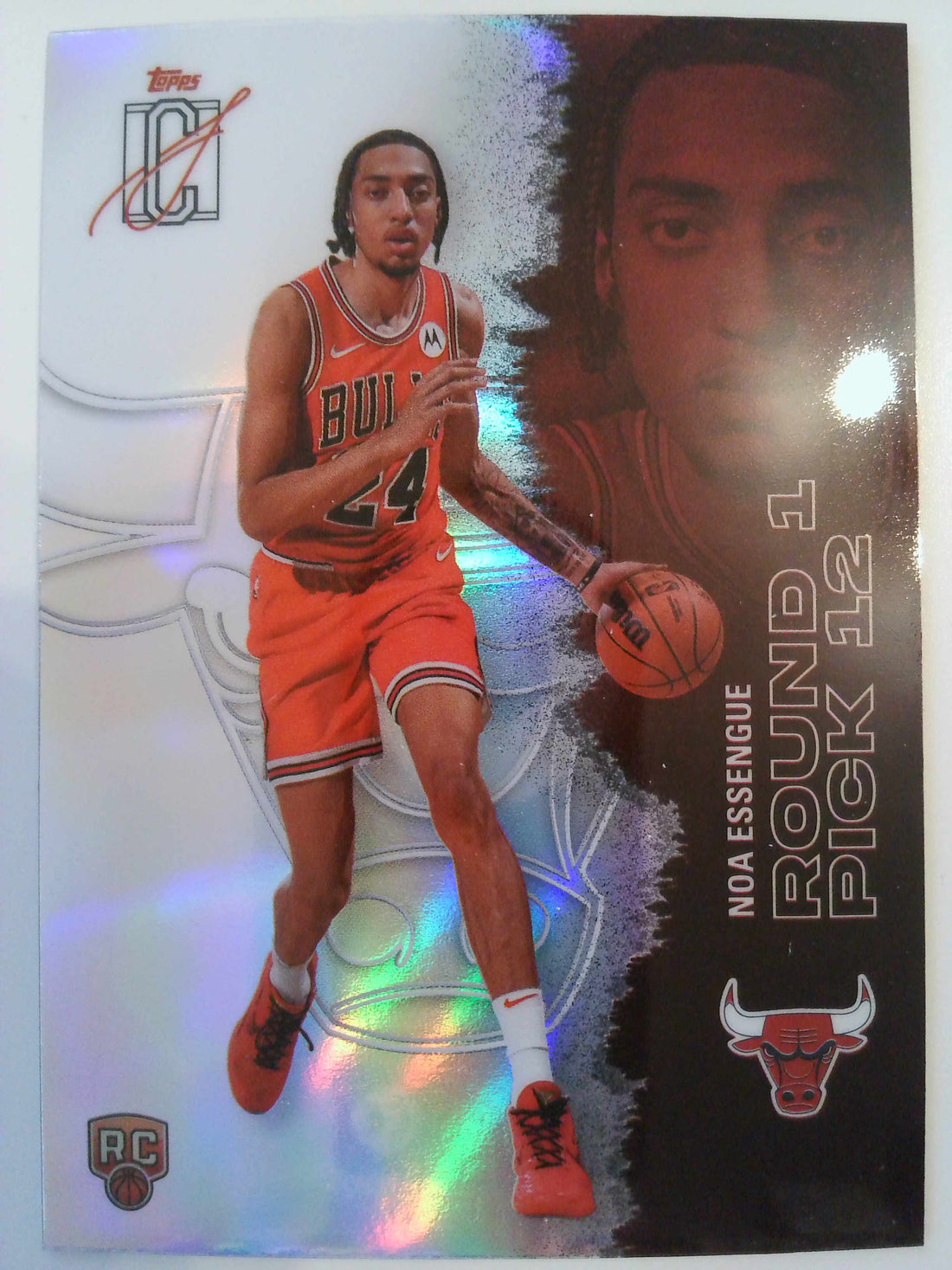 2025-26 Topps Signature Class Chrome Refractors Noa Essengue #109 Rookie