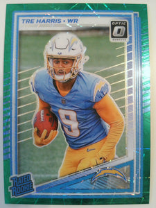 2025 Donruss Optic Football Green Hyper Tre Harris #229 Rookie