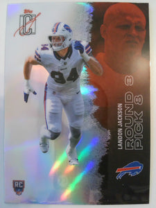 2025 Topps Signature Class Football Chrome Refractor Landon Jackson #173 Rookie