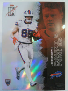 2025 Topps Signature Class Football Chrome Refractor Jackson Hawes #207 Rookie