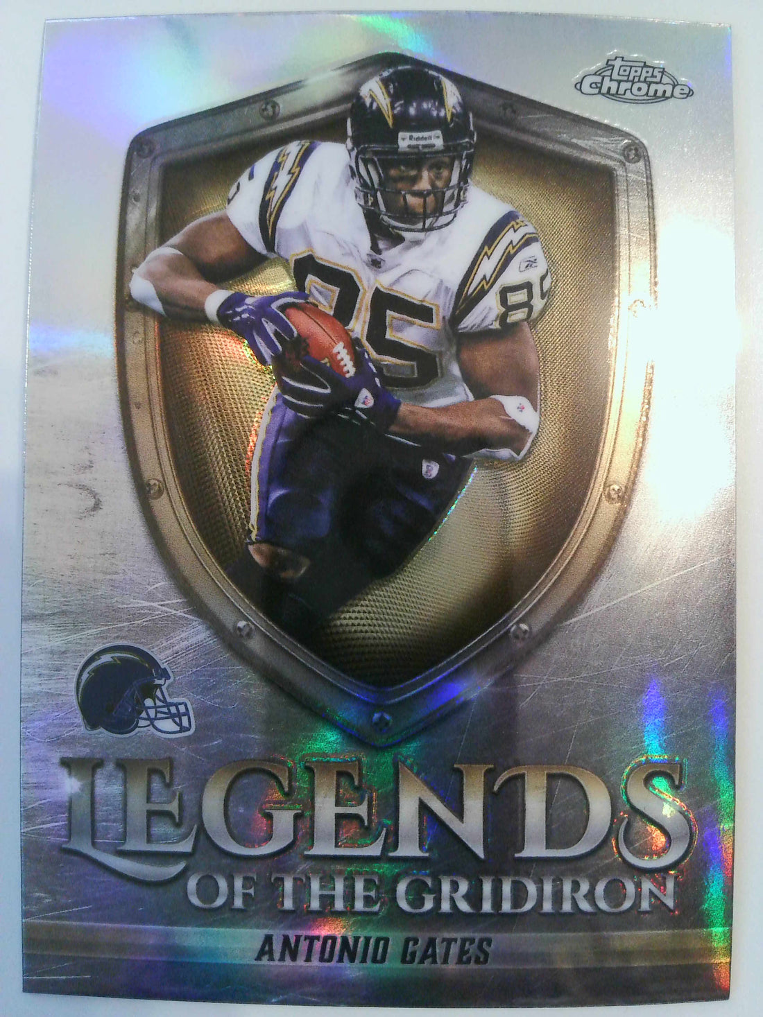 2025 Topps Chrome Legends of the Gridiron Refractor Antonio Gates #LOG-32