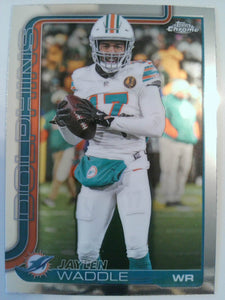 2025 Topps Chrome Football Jaylen Waddle #186