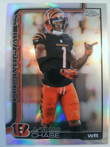2025 Topps Chrome Football Refractor Ja'Marr Chase #58