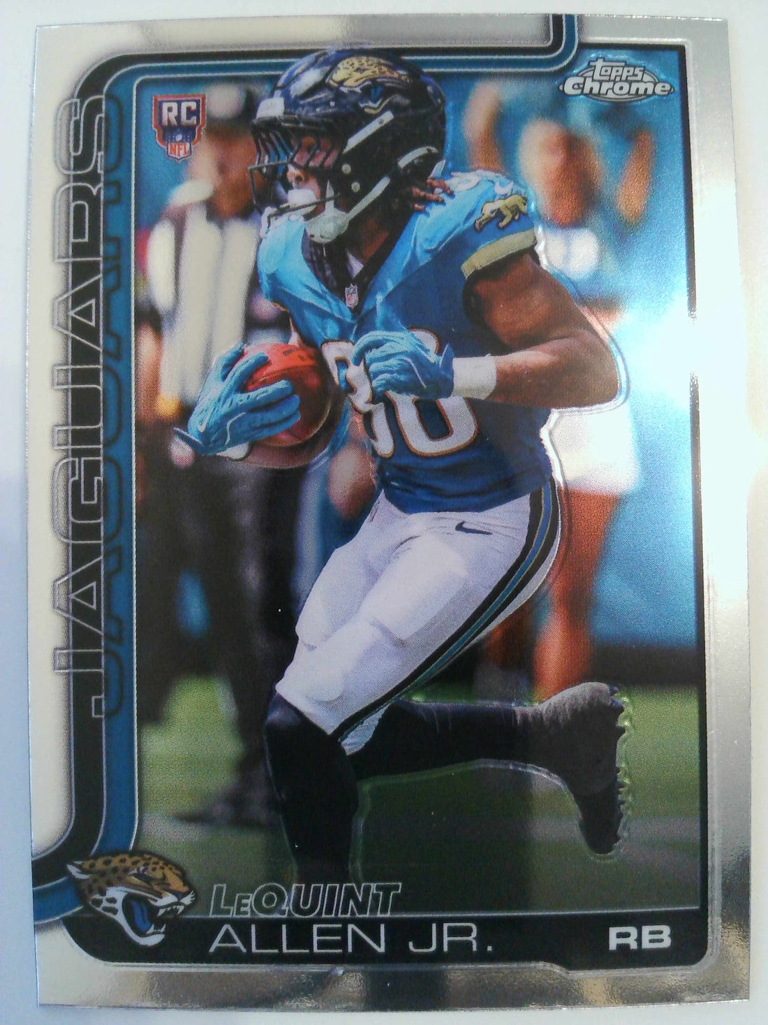 2025 Topps Chrome Football LeQuint Allen Jr. #384 Rookie