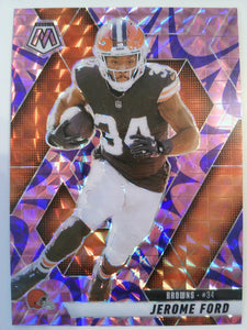 2025 Panini Mosaic Football Mosaic Reactive Purple Jerome Ford #4