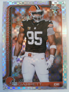 2025 Topps Chrome Football X-Fractor Myles Garrett #70
