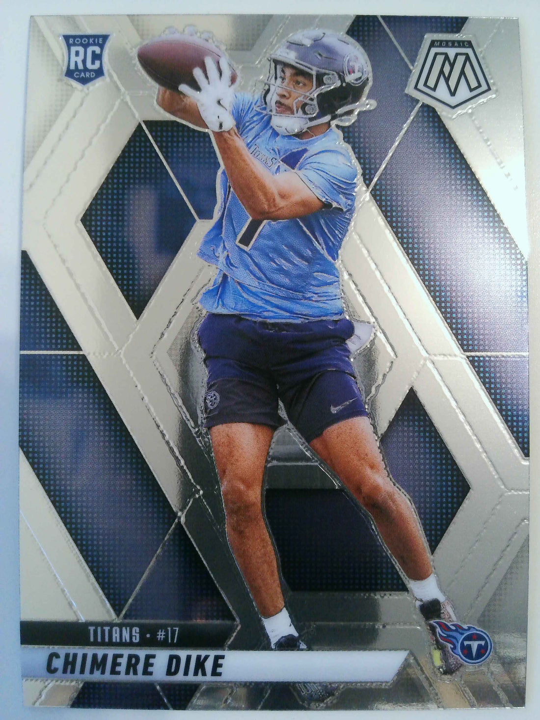 2025 Panini Mosaic Football Chimere Dike #356 Rookie