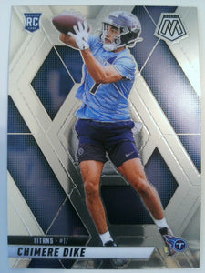2025 Panini Mosaic Football Chimere Dike #356 Rookie
