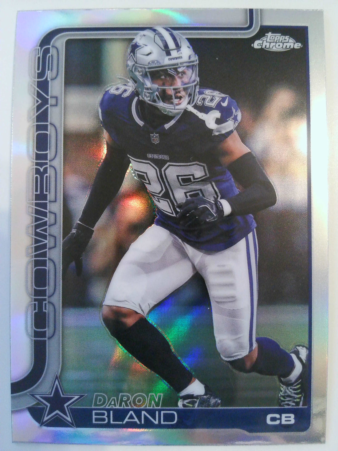 2025 Topps Chrome Football Refractor DaRon Bland #82