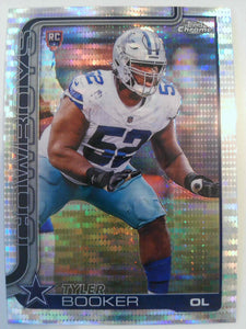 2025 Topps Chrome Football Pulsar Refractor Tyler Booker #381 Rookie