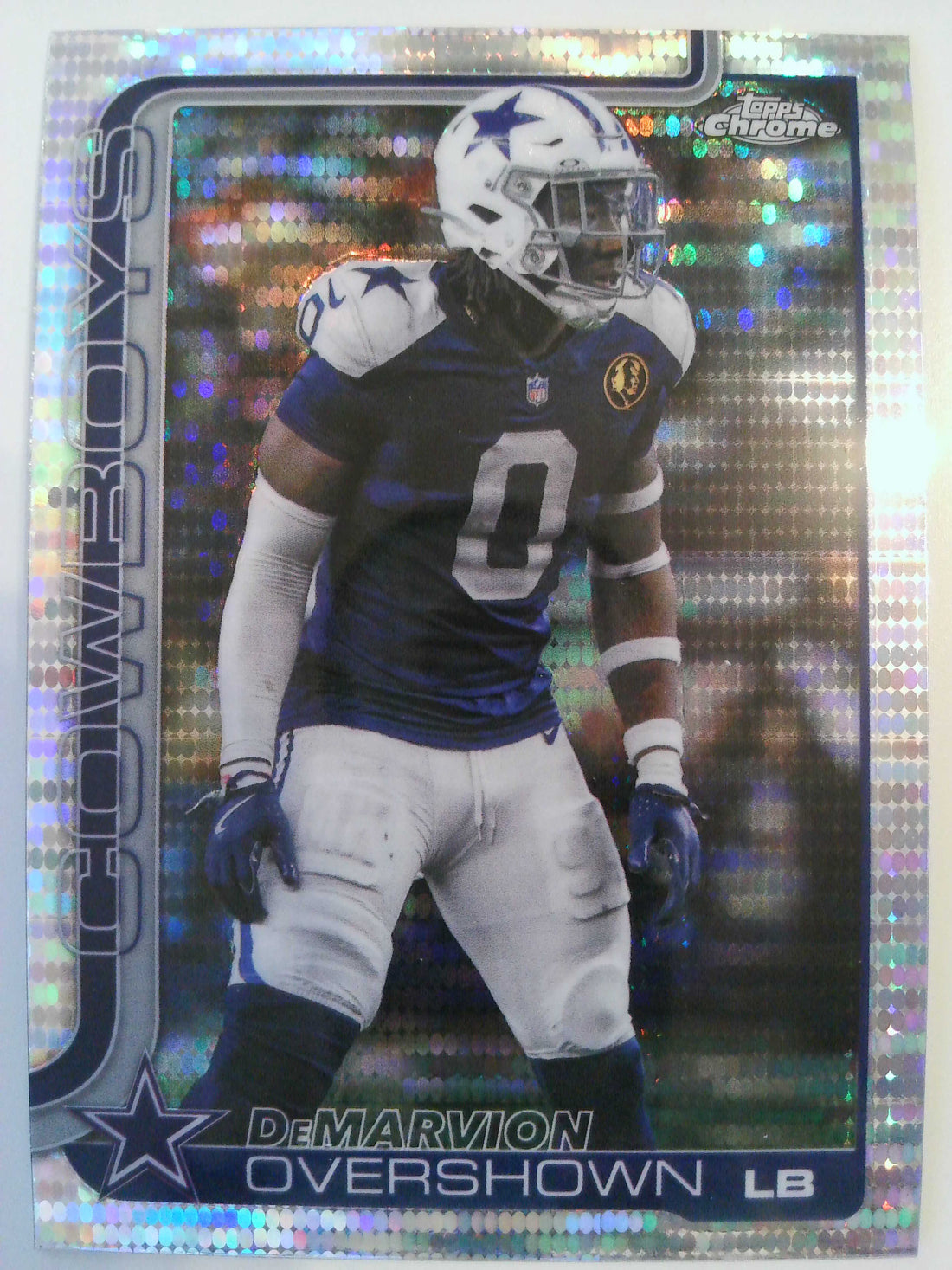 2025 Topps Chrome Football Pulsar Refractor DeMarvion Overshown #78