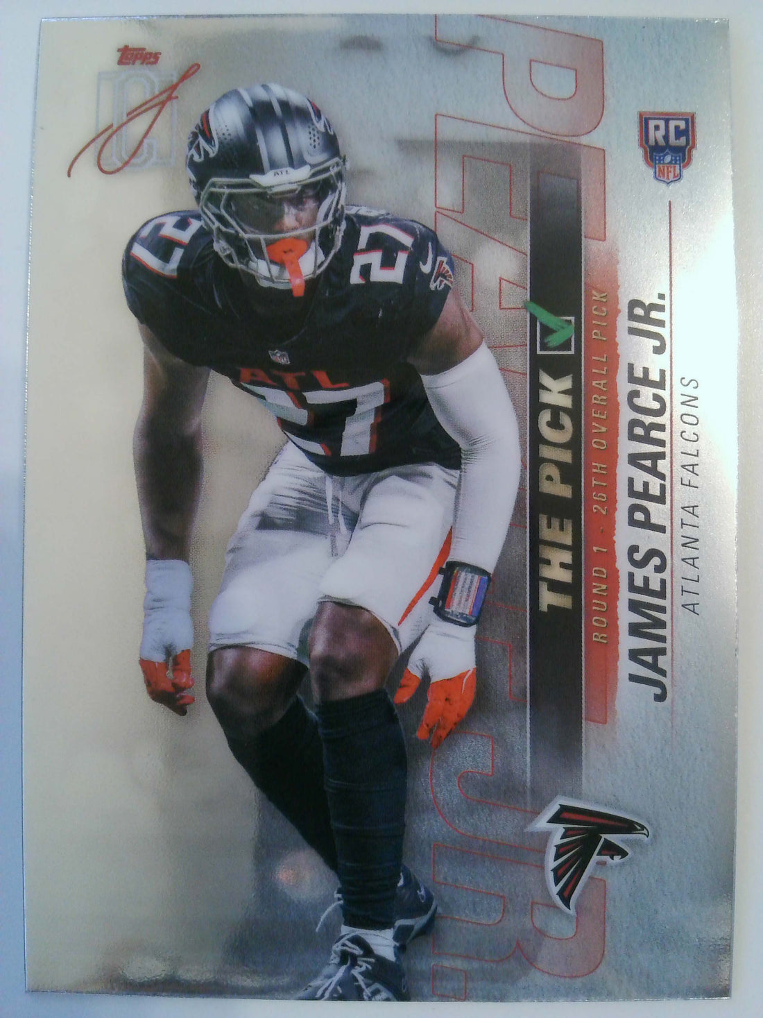 2025 Topps Signature Class Football The Pick James Pearce Jr. #TP-2