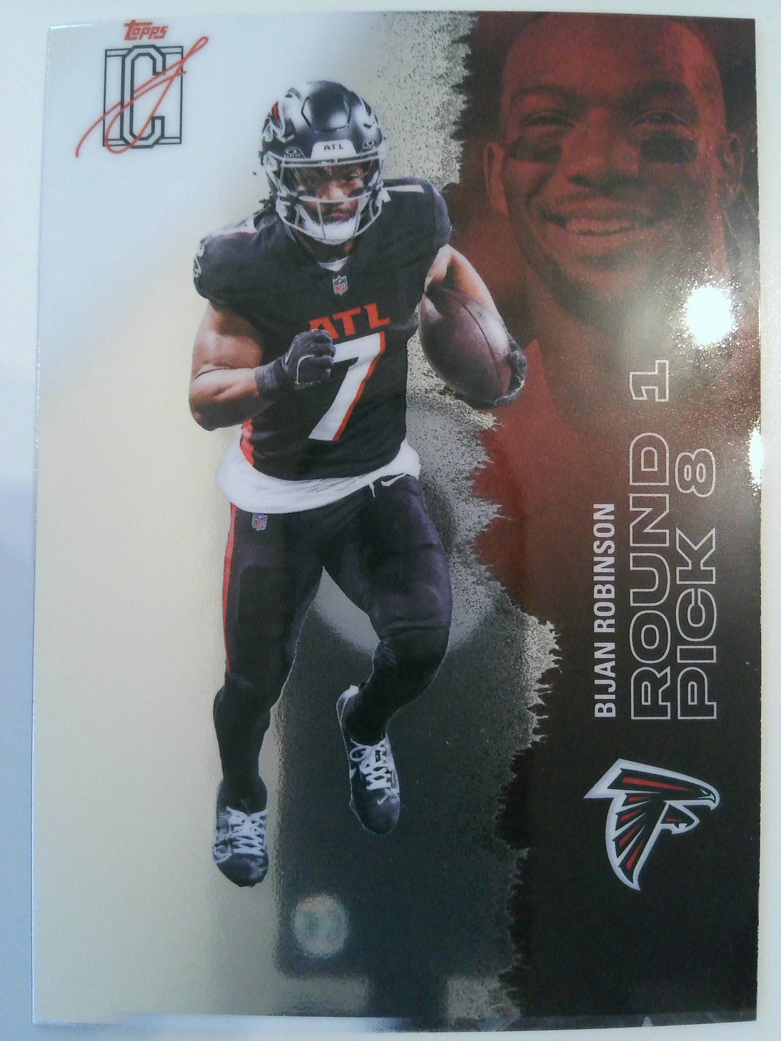 2025 Topps Signature Class Football Chrome Bijan Robinson #4