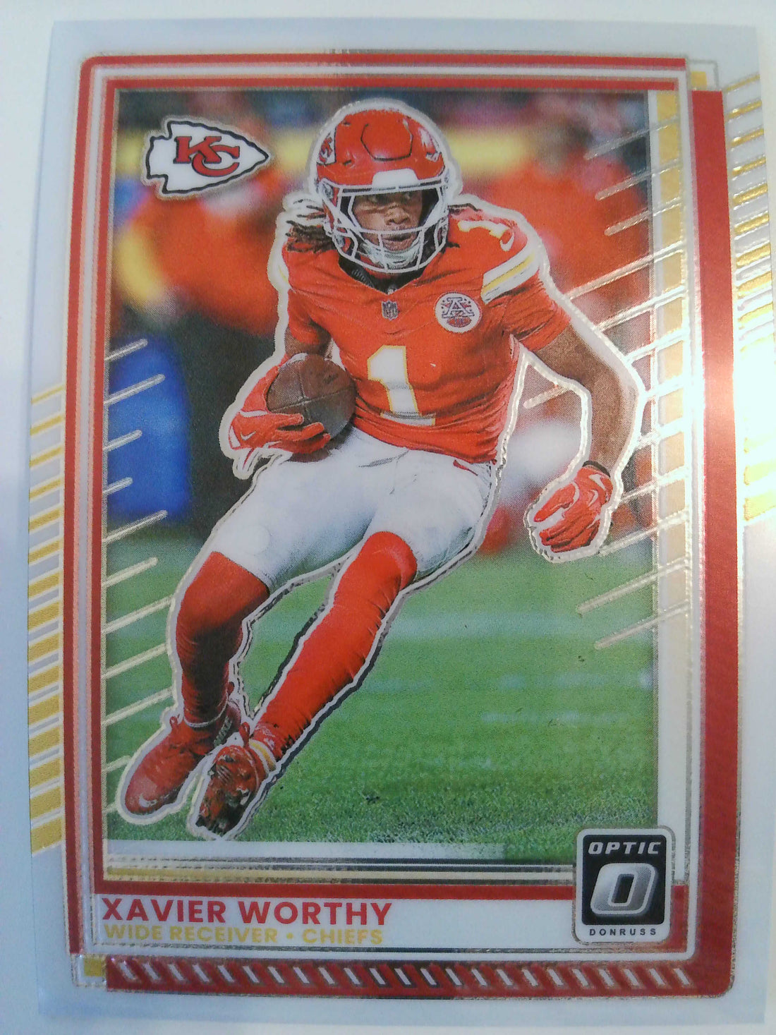 2025 Donruss Optic Football Xavier Worthy #123