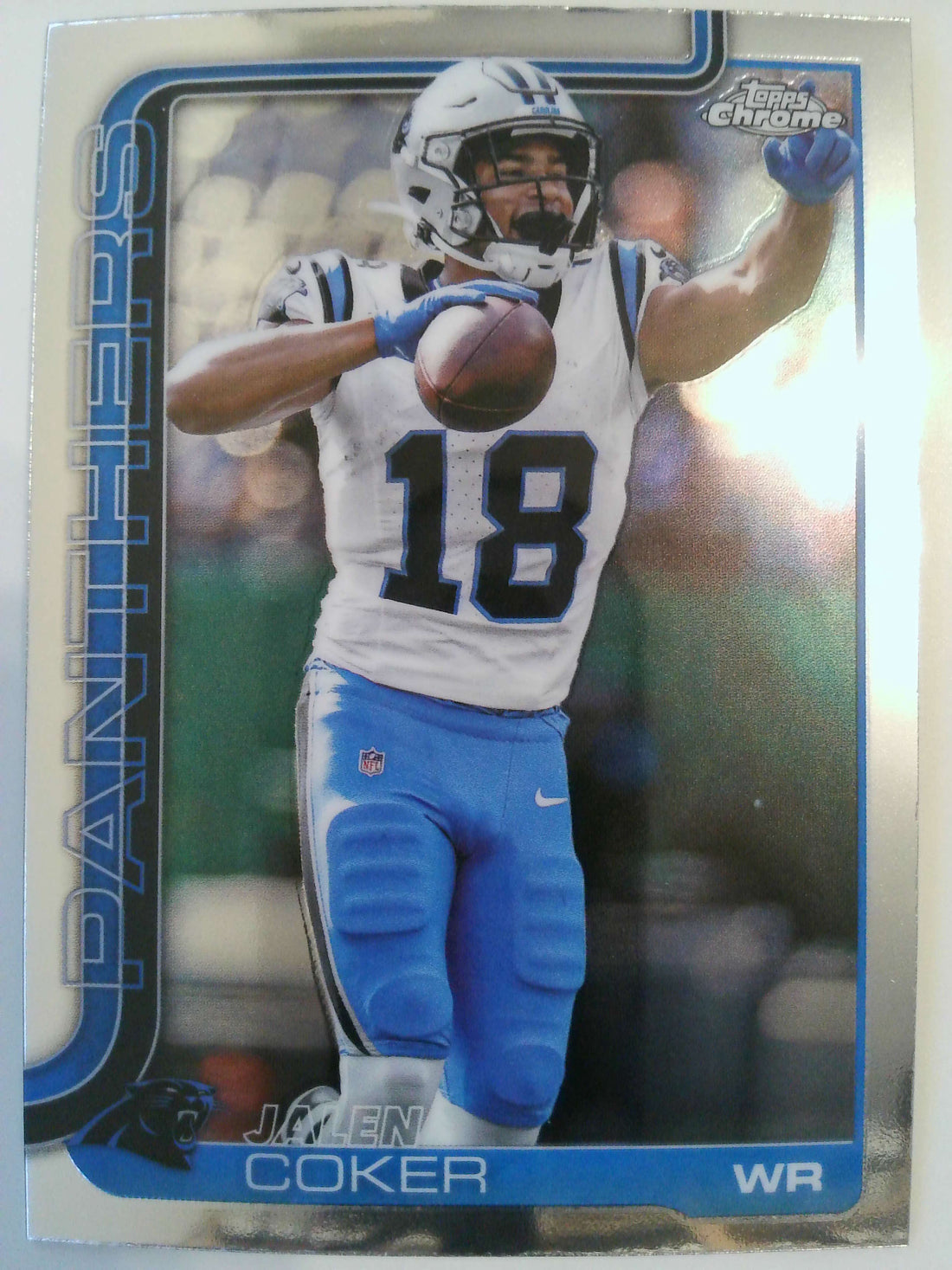 2025 Topps Chrome Football Jalen Coker #39