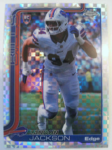 2025 Topps Chrome Football X-Fractor Landon Jackson #358 Rookie