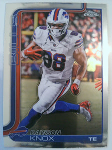 2025 Topps Chrome Football Dawson Knox #33