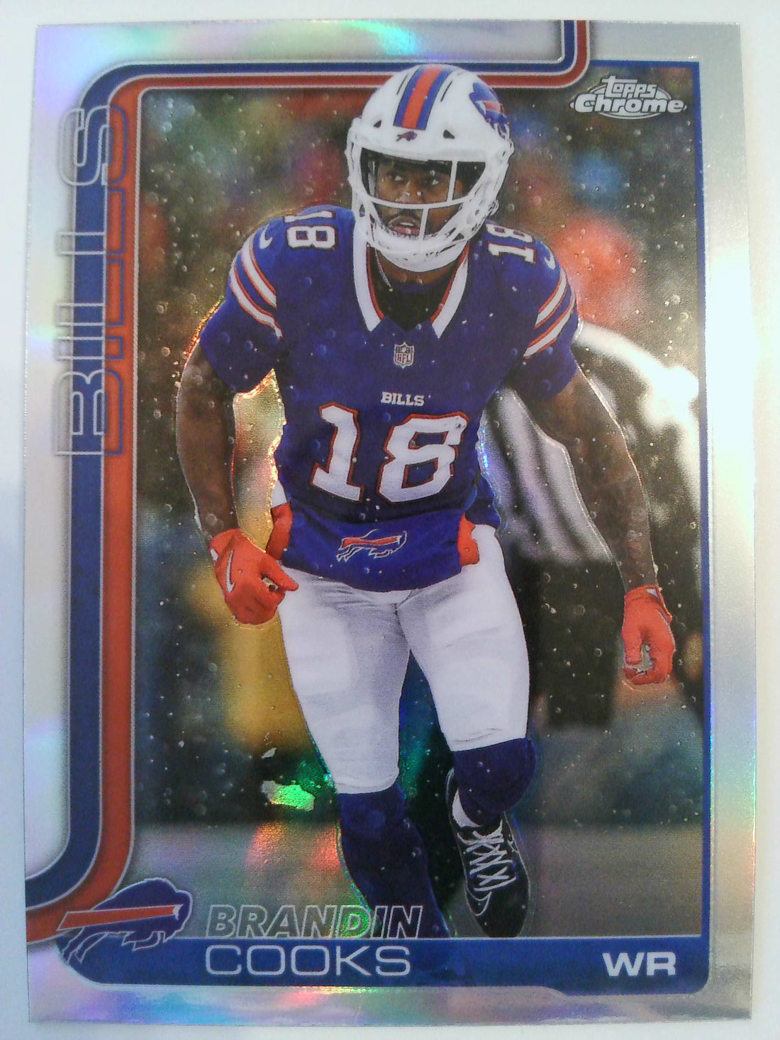 2025 Topps Chrome Football Refractor Brandin Cooks #217