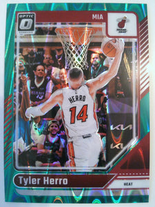 2024-25 Donruss Optic Basketball Green Seismic Tyler Herro #200