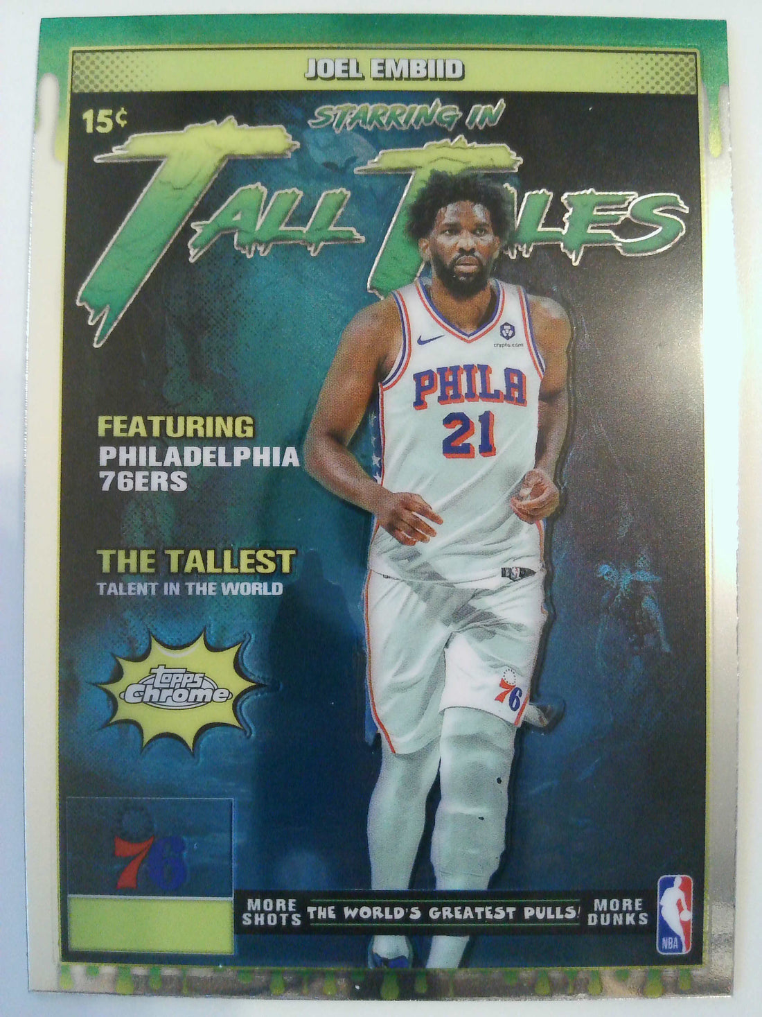 2025-26 Topps Chrome Basketball Tall Tales Joel Embiid #TT-3