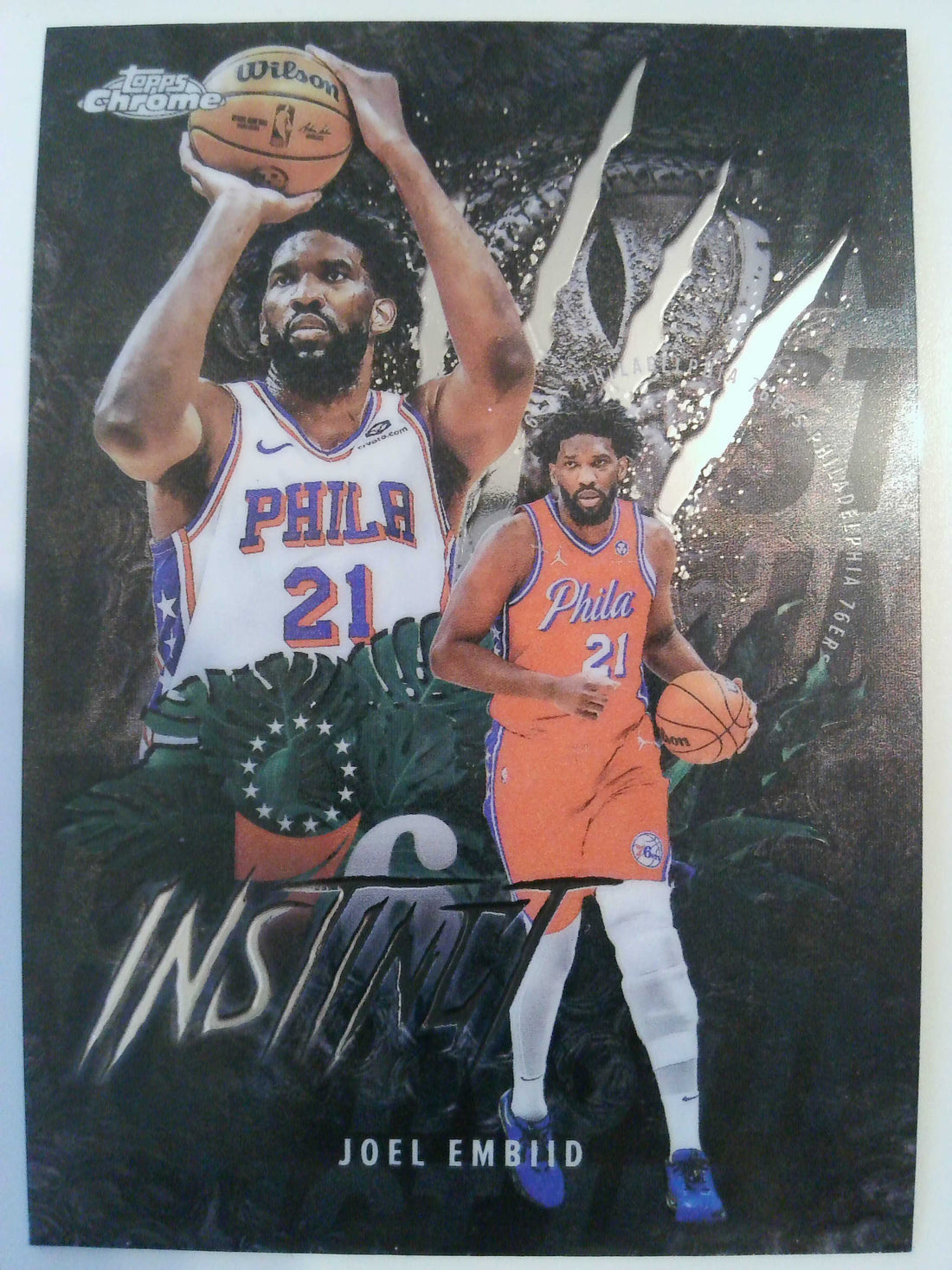 2025-26 Topps Chrome Basketball Instinct Joel Embiid #INS-10