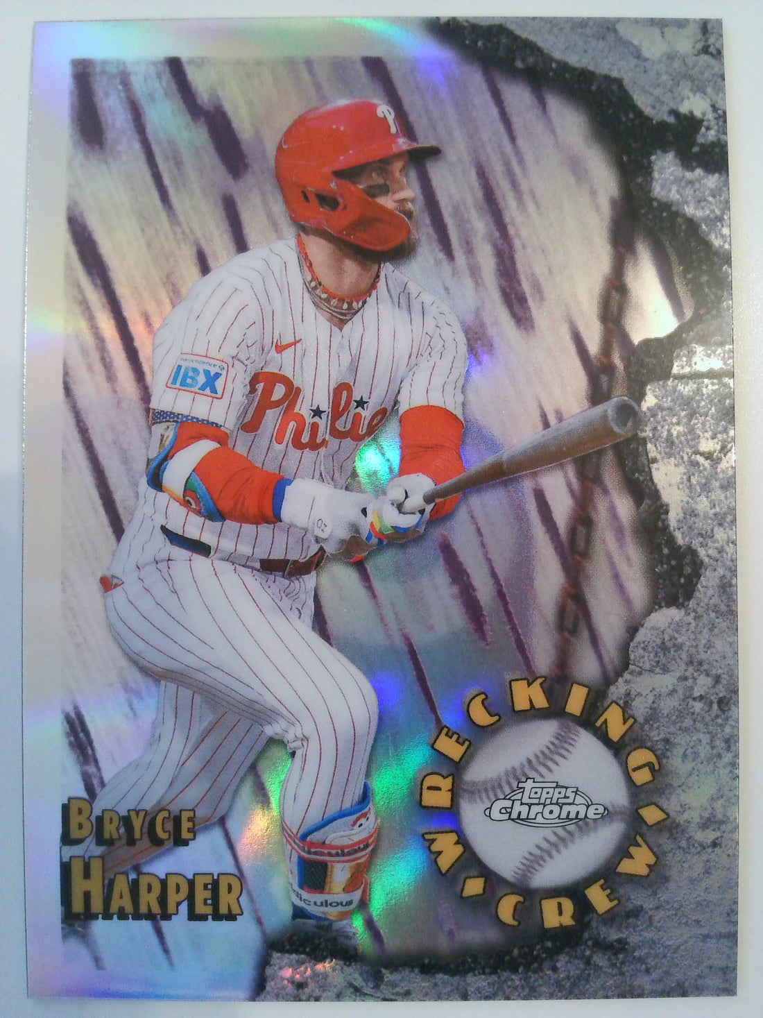 2026 Topps Chrome Baseball Wrecking Crew Bryce Harper #WC-4