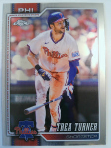 2026 Topps Chrome Baseball Trea Turner #5