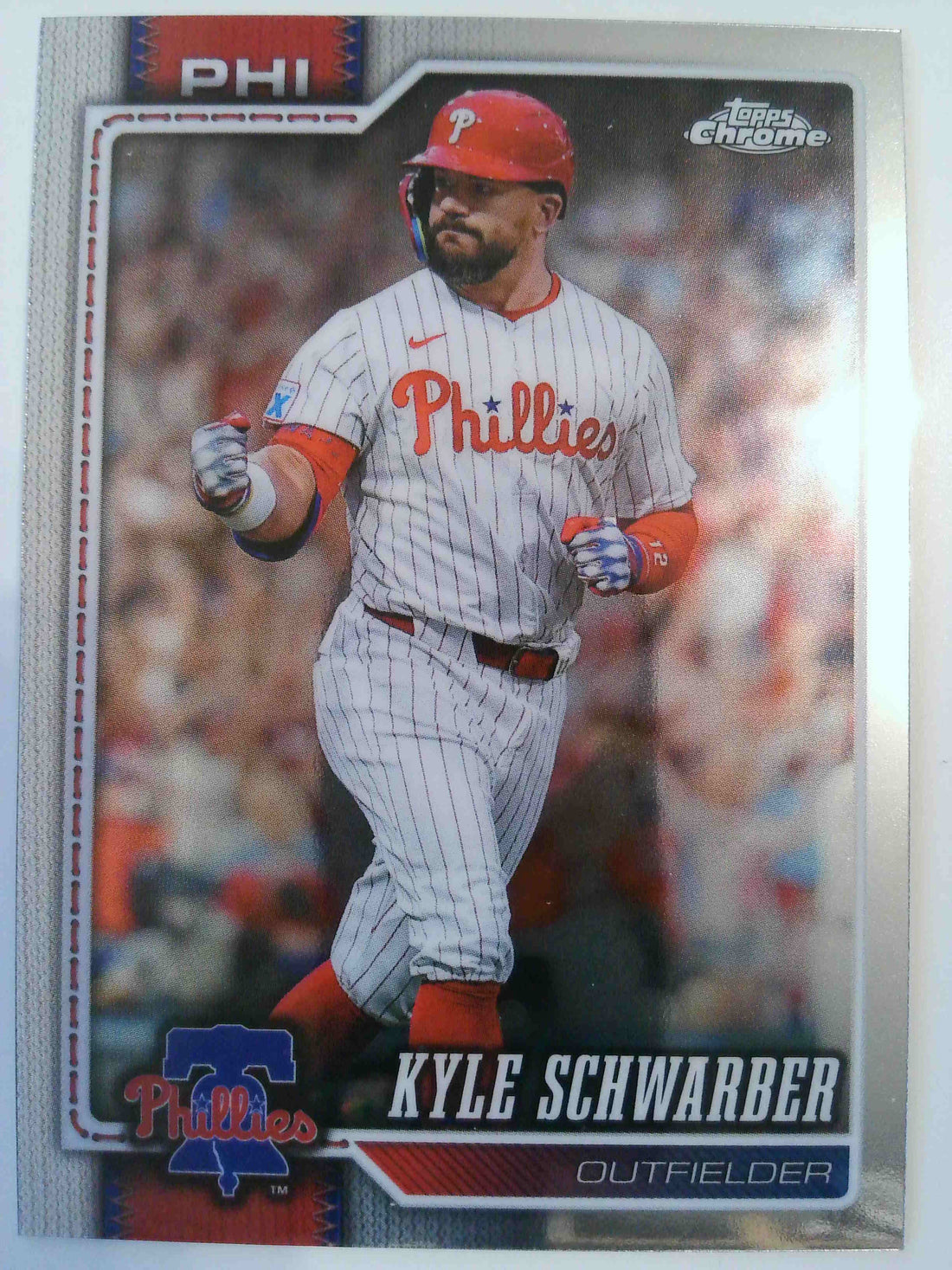 2026 Topps Chrome Baseball Kyle Schwarber #123