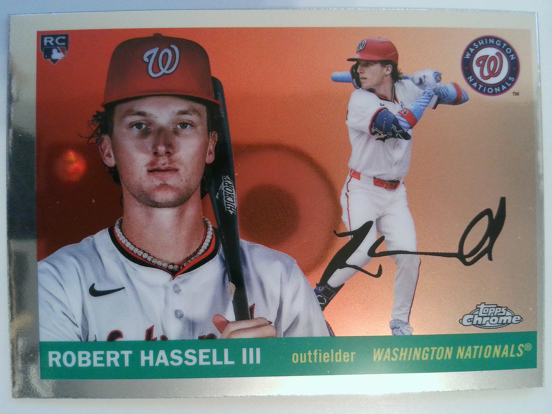 2025 Topps Chrome Platinum Baseball Robert Hassell III #300 Rookie