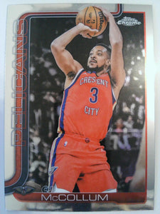 2025-26 Topps Chrome Basketball CJ McCollum #136