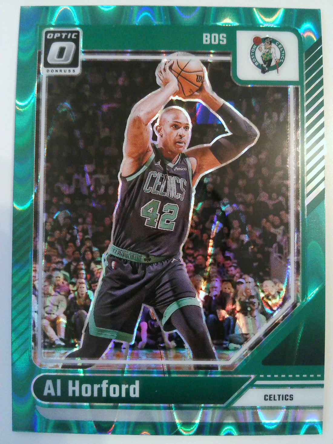 2024-25 Donruss Optic Basketball Green Shimmer Al Horford #61