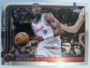 2025-26 Topps Chrome Basketball Terry Rozier III #112