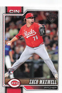2026 Topps Baseball Zach Maxwell #143 RC