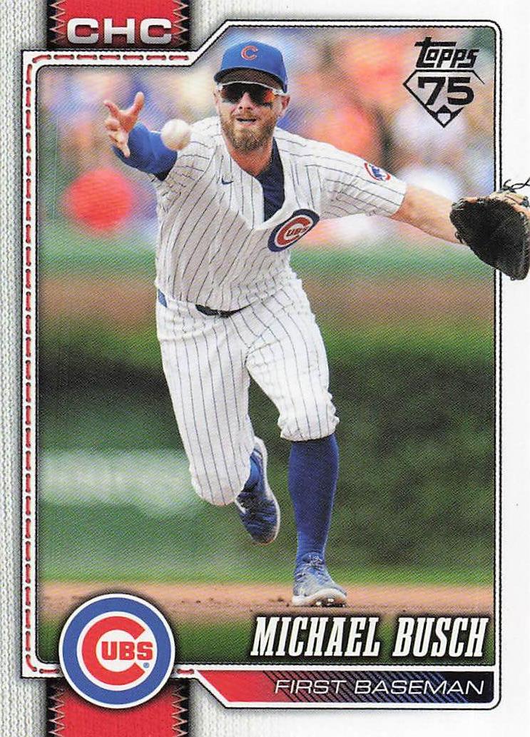 2026 Topps Baseball Michael Busch #348