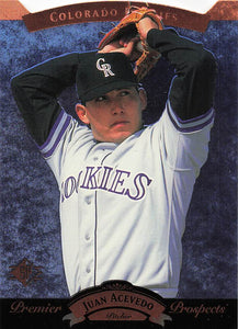 1995 SP Baseball Juan Acevedo #15 RC