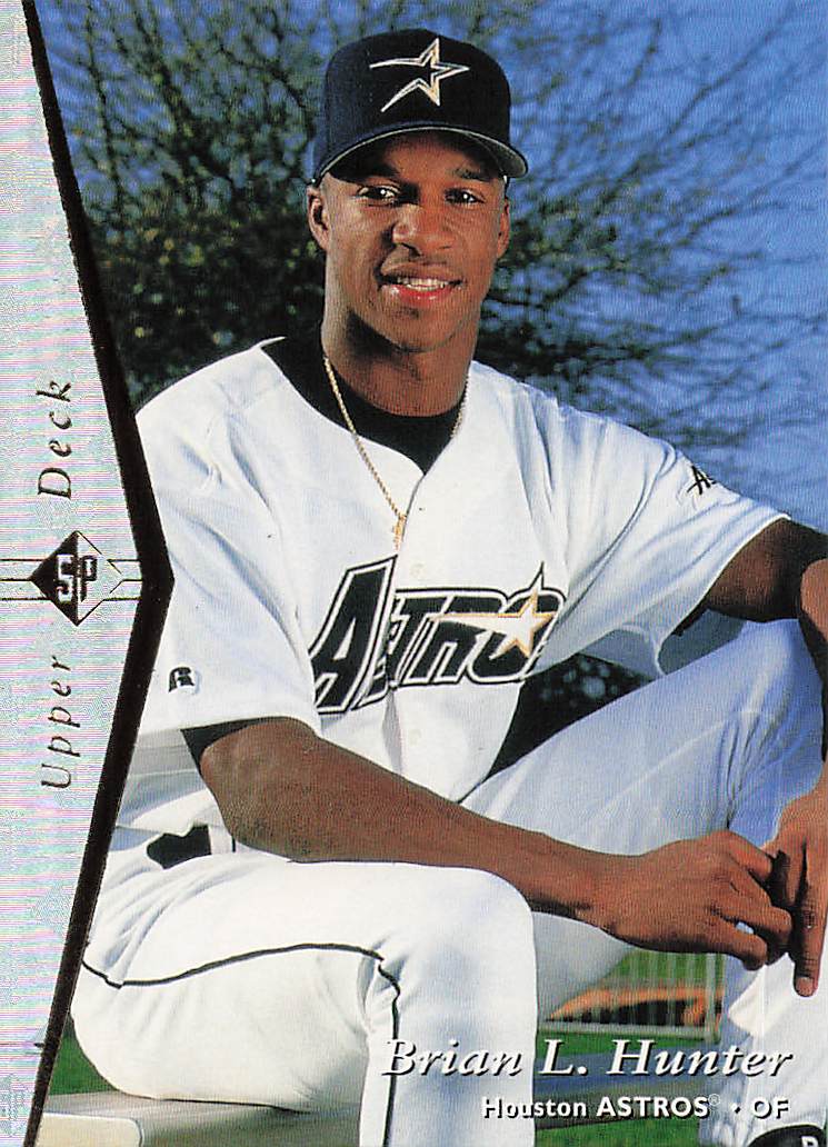 1995 SP Baseball Superbafoil Brian L. Hunter #59