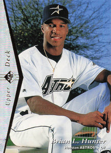 1995 SP Baseball Superbafoil Brian L. Hunter #59