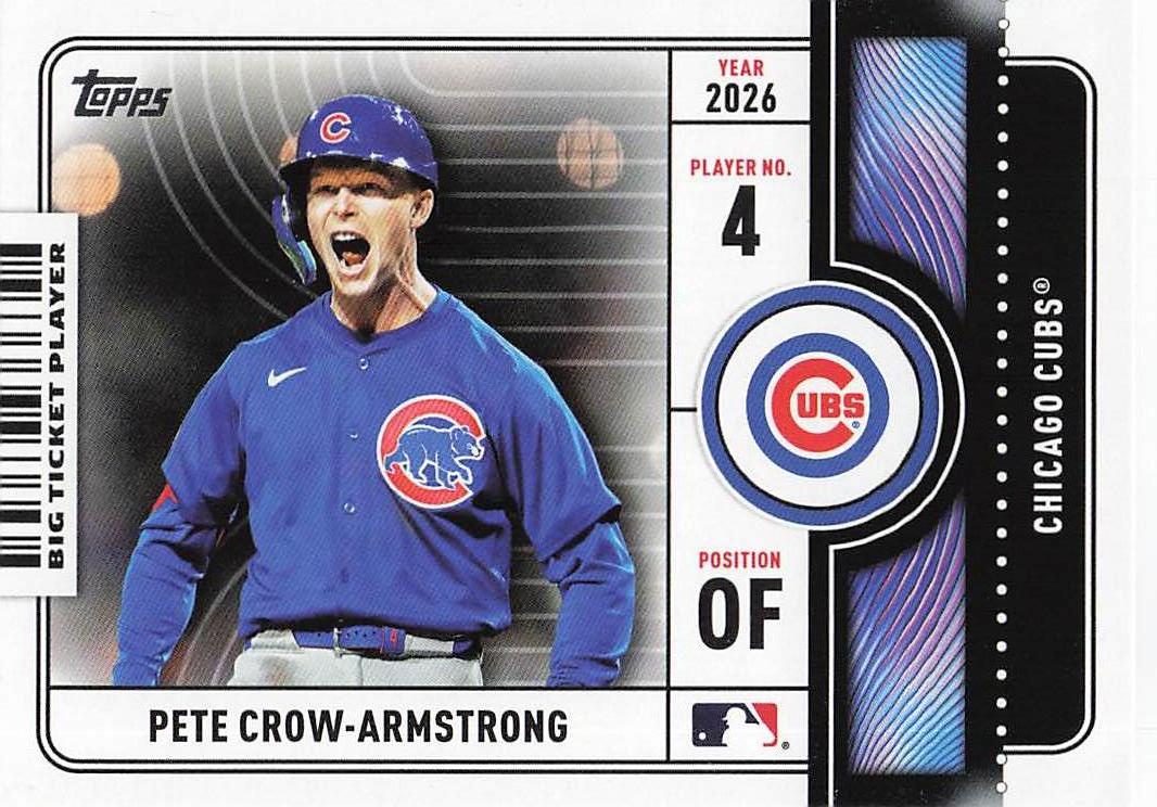 2026 Topps Baseball Big Ticket Players Pete Crow-Armstrong #BTP-13