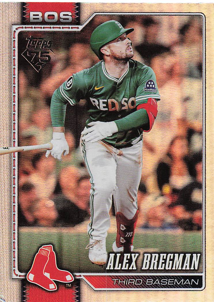 2026 Topps Baseball Rainbow Foil Alex Bregman #135