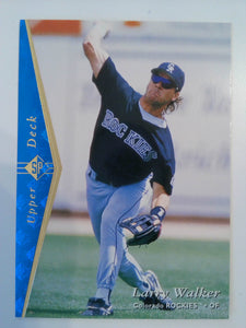 1995 SP Baseball Larry Walker #50